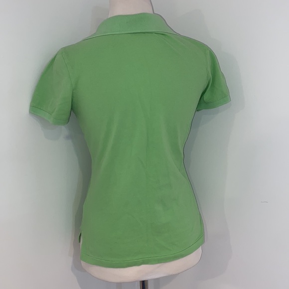 Vintage Y2K Hollister lime green polo - Picture 3 of 4